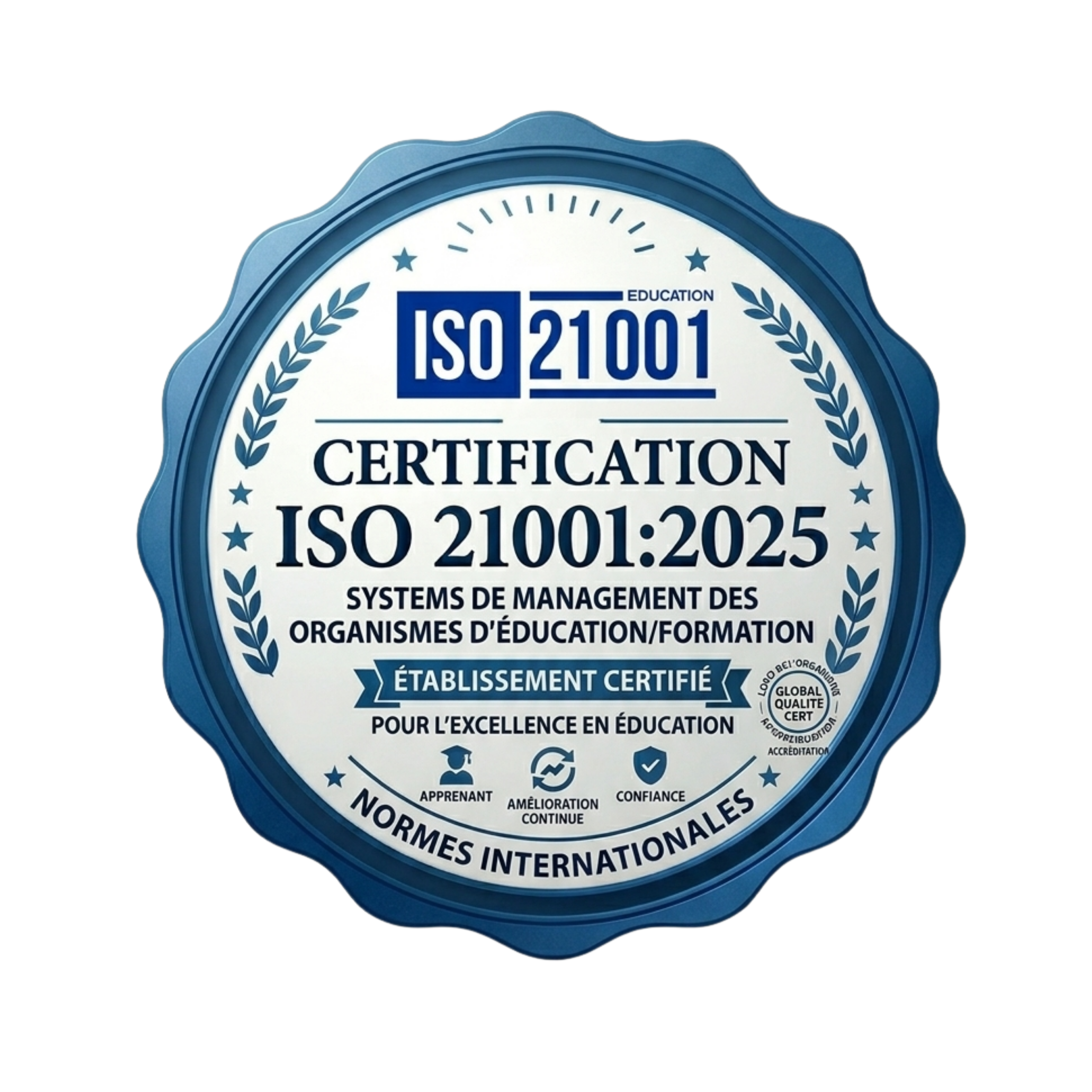 Certification ISO 21001-2025